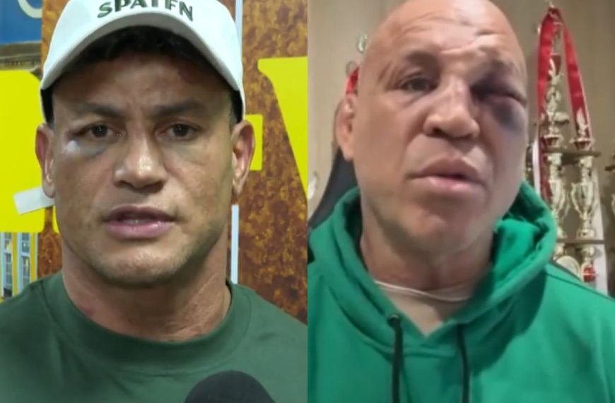 Popó pede desculpas a Wanderlei após pancadaria, mas caso vai parar na Justiça