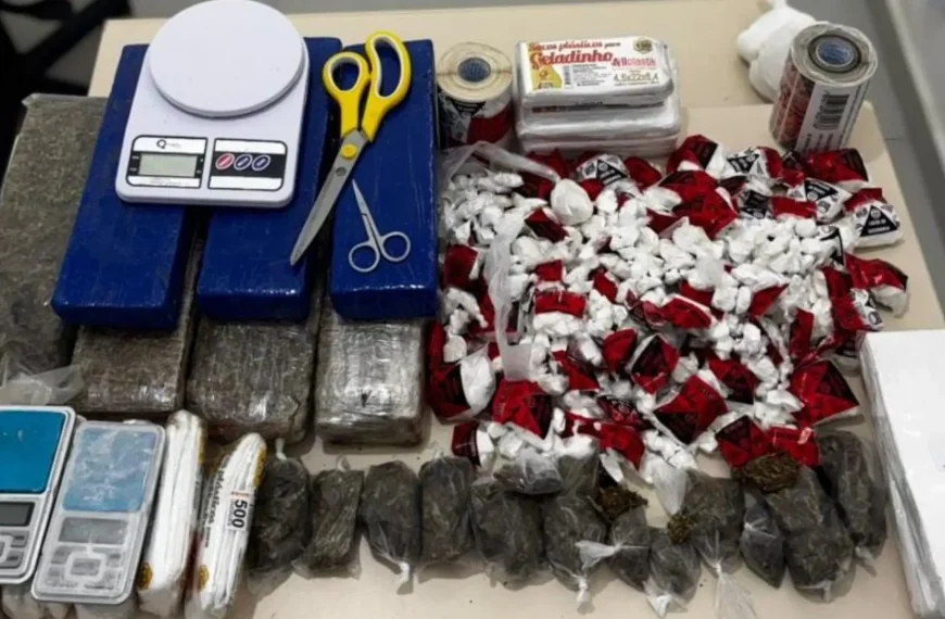 PM apreende grande quantidade de drogas em Vitória da Conquista