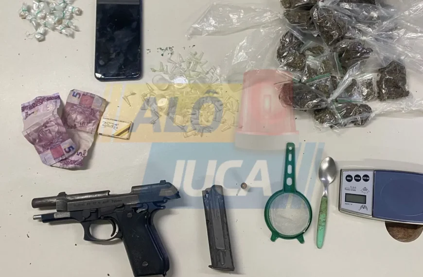 MENOS UM DO BDM: traficante armado é baleado em confronto com a PM em Cajazeiras; material do tráfico é apreendido