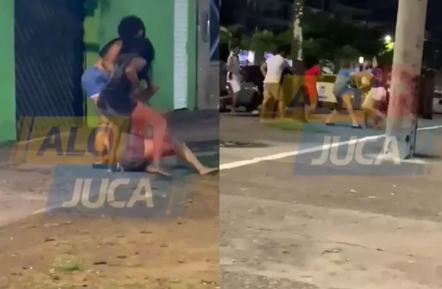 “O PAU QUEBROU”: briga entre mulheres é registrada na Orla de Madre de Deus; veja o vídeo