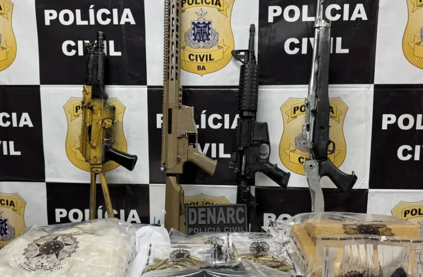 Operação Solo Seguro apreende fuzil e drogas no Arenoso; prisão é registrada