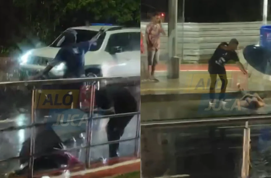 AVANÇOU O SINAL: motorista atropela duas pessoas na Dorival Caymmi; vítimas foram socorridas pelo SAMU