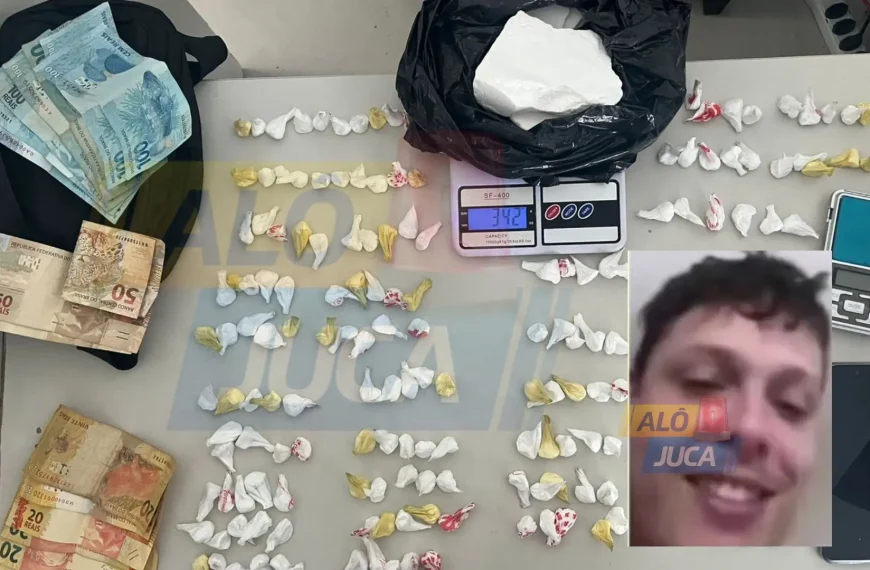 FUNCIONÁRIO DE LUAN SANTANA É PRESO: traficante é capturado em Madre de Deus com cocaína e dinheiro