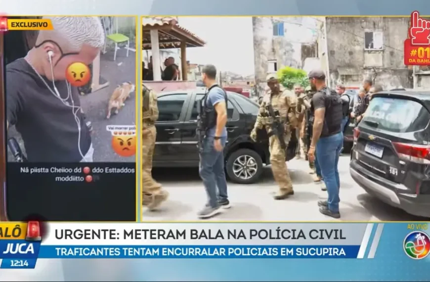 OPERAÇÃO EM SANTA CRUZ: Polícia cerca área após ataque a tiros contra investigadores; veja a reportagem