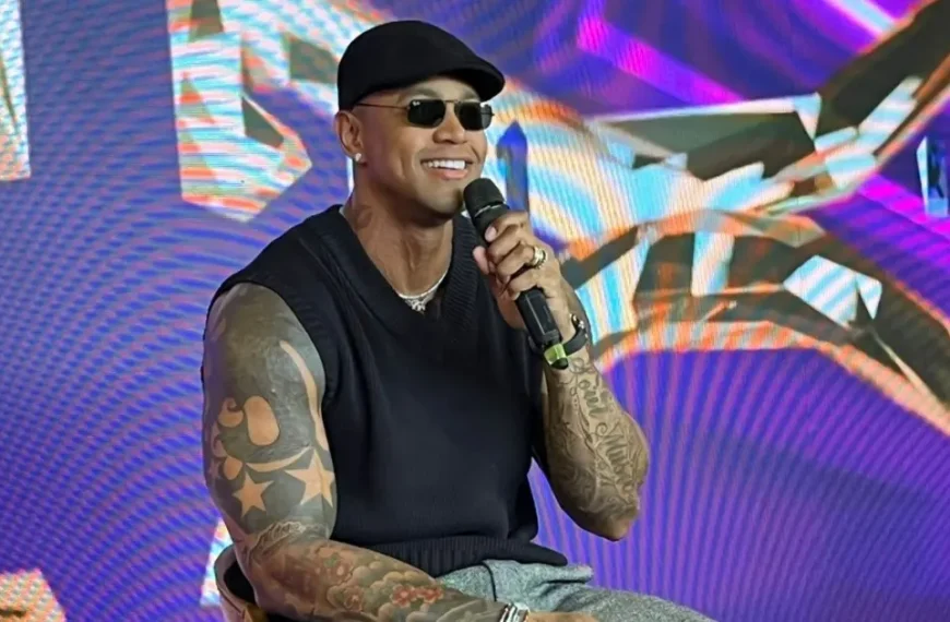 Léo Santana fala sobre nova gravidez de Lore Improta e revela sugestões de nome dada por Liz: “Se vier menino eu zerei o game, viu?”