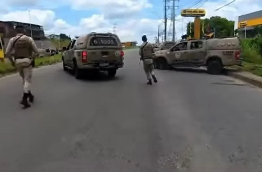 PM registra troca de tiros na BR-324, em Salvador