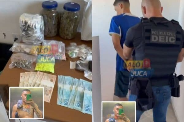 DEU RUIM PRA CLEITON: polícia prende homem suspeito de vender drogas pelas redes sociais em Salvador