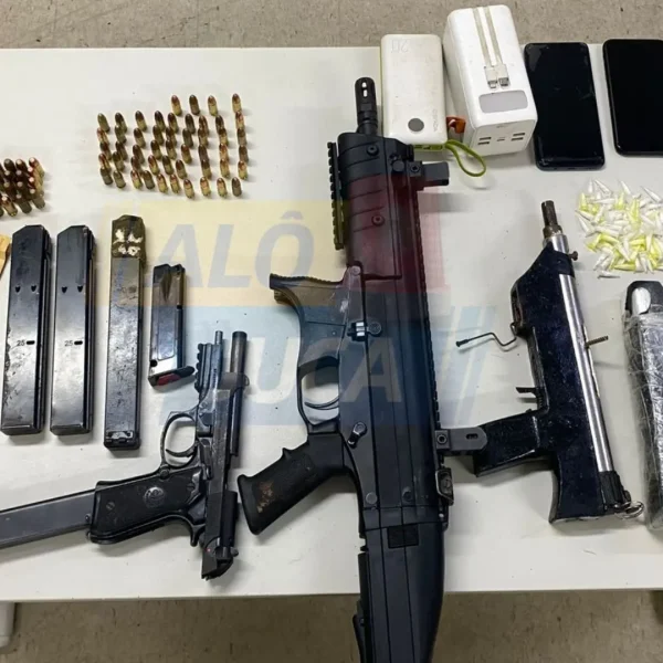 BANDIDO ABATIDO: traficante é morto após reagir a abordagem policial na região da Ceasa; polícia apreende arsenal