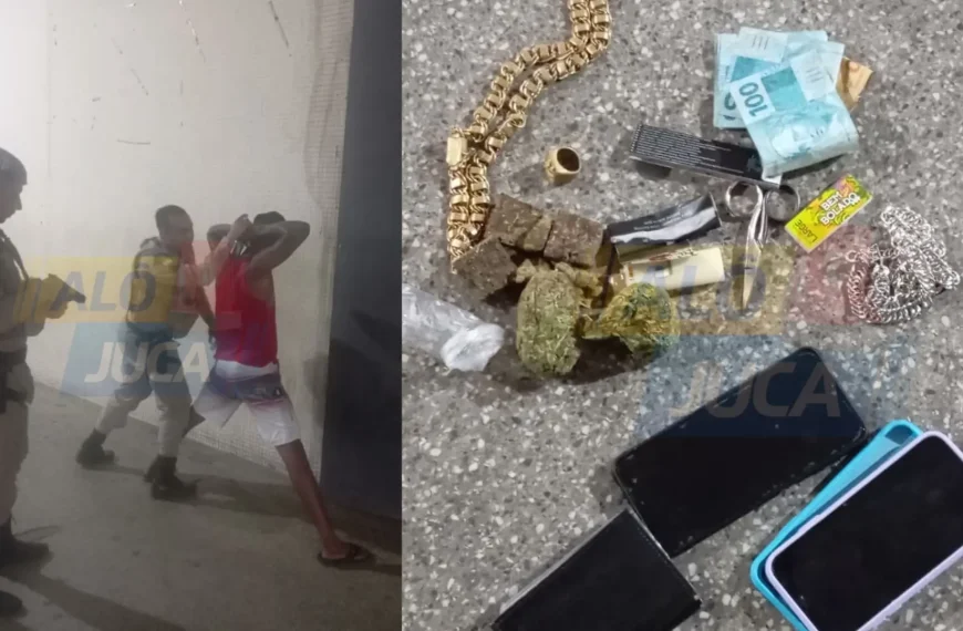 PRESO NA RODOVIÁRIA: traficante é flagrado com maconha e dinheiro pela 48ª CIPM nesta segunda (22)