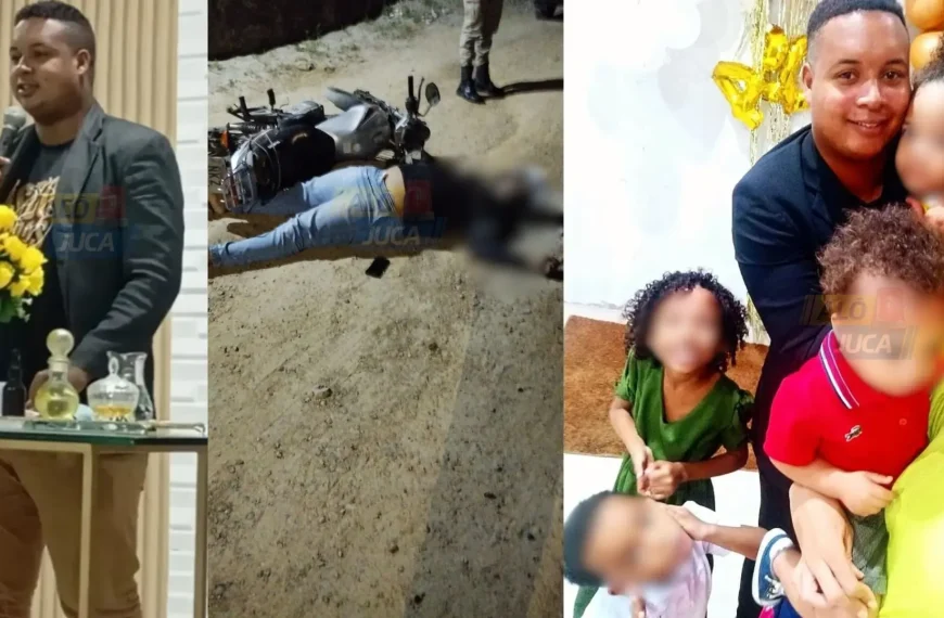 EM FRENTE DE CASA: Pastor é morto a tiros em Feira de Santana; vítima deixa cinco filhos