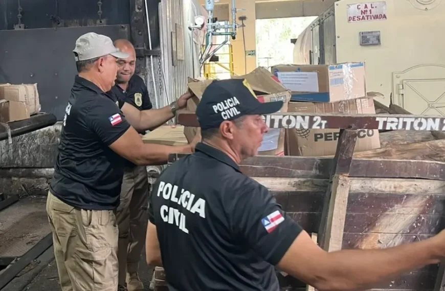 Polícia Civil incinera pelo menos 400kg de drogas em Itapetinga