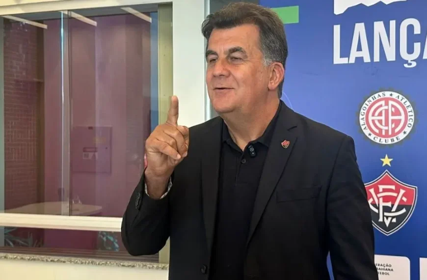 Fábio Mota volta a citar Brasileirão como prioridade do Vitória em 2026: “Campeonato que nos sustenta