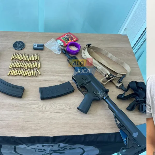 FUZIS E MUNIÇÕES: homem é preso com armamentos em condomínio de luxo no Rio Vermelho
