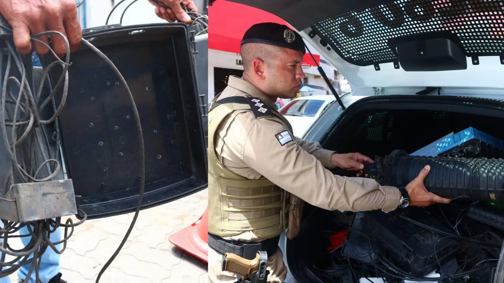 Câmeras clandestinas e redes ilegais são removidas durante operação em Marechal Rondon