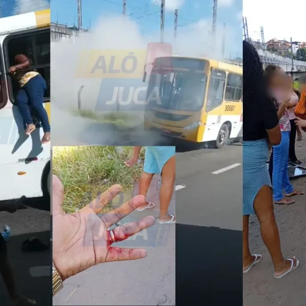 PÂNICO NO “BUZU”: passageiros quebram janelas de emergência para escapar de princípio de incêndio na Jaqueira do Carneiro; veja o vídeo