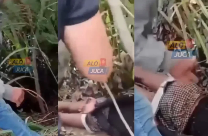 AMARRADA NA MATA: jovem de 26 anos gritava por socorro quando foi encontrada por populares; veja o vídeo