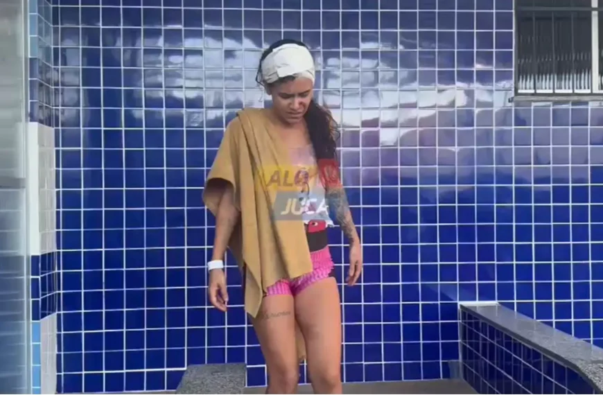 TENTATIVA DE FEMINICÍDIO: mulher pede para companheiro não gritar a filha e recebe uma facãozada