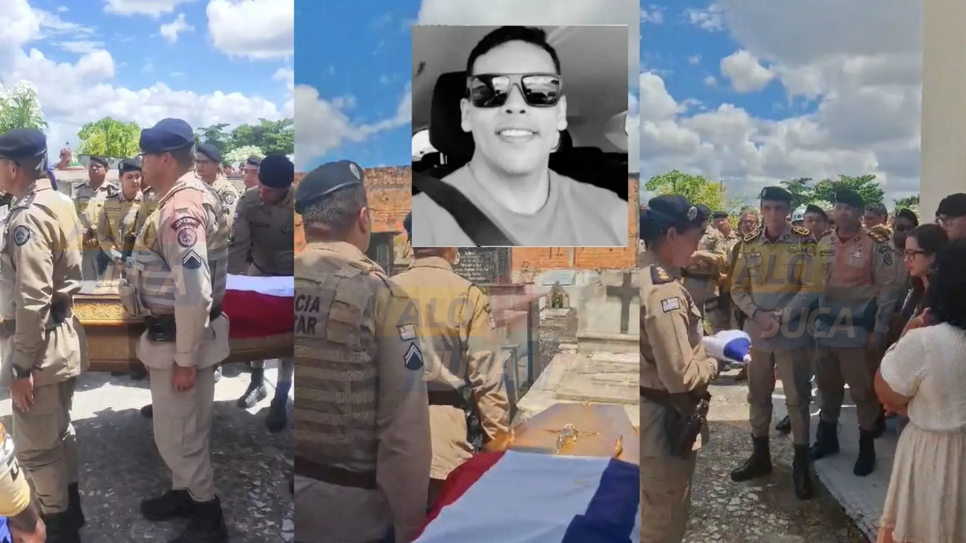 ÚLTIMO ADEUS: Soldado da PM morto em serviço é sepultado sob forte comoção em Alagoinhas