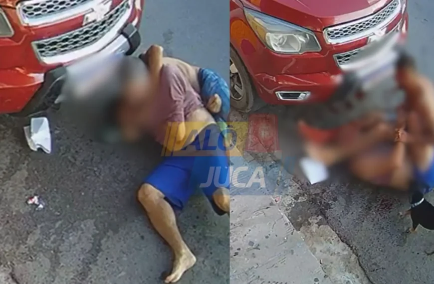 BRIGA POR MULHER: homem tenta matar outro no meio da rua em Tanhaçu; veja o vídeo