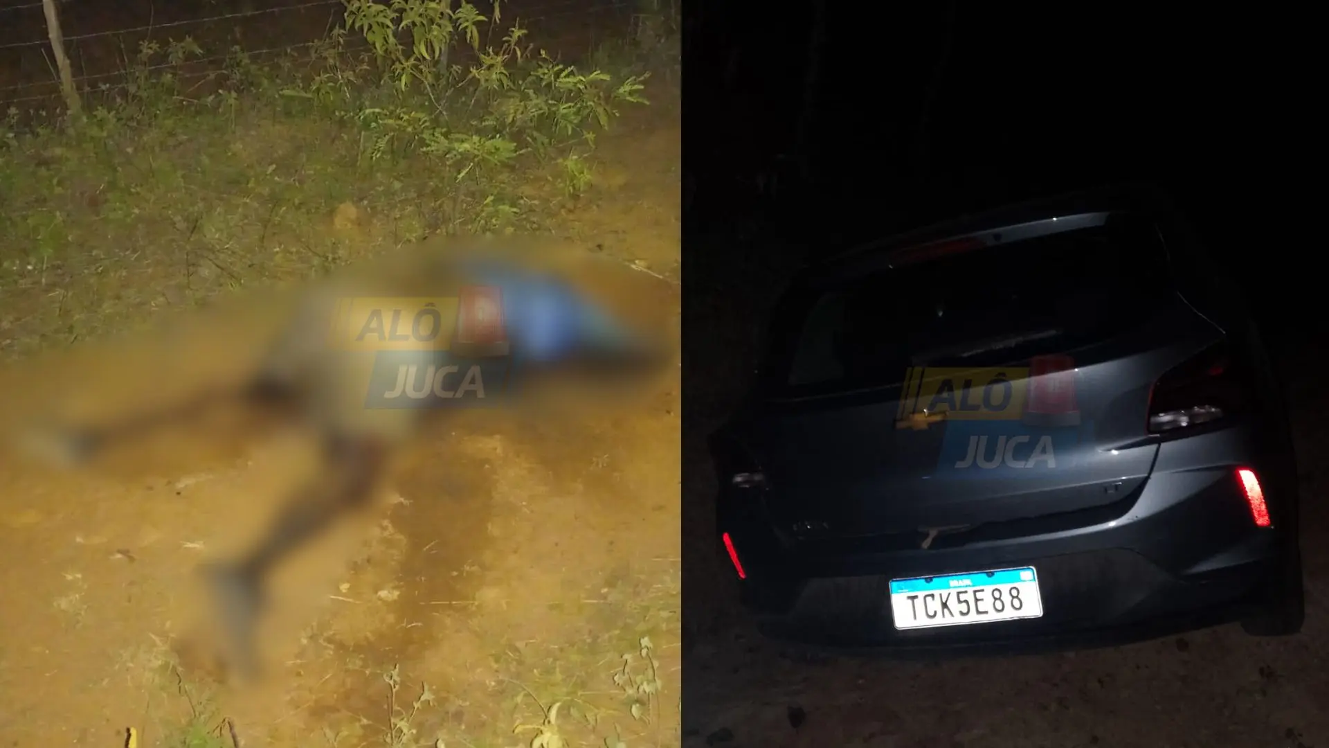 DEIXADO NA MATA: corpo de um homem é encontrado ao lado de carro na zona rural de Biritinga