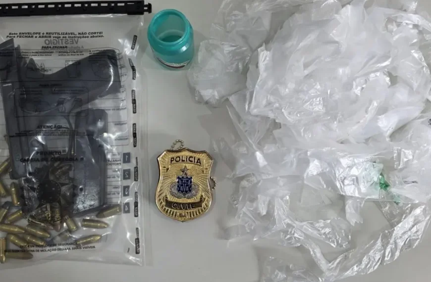 Polícia prende homem com arma de fogo de uso restrito no sudoeste da Bahia