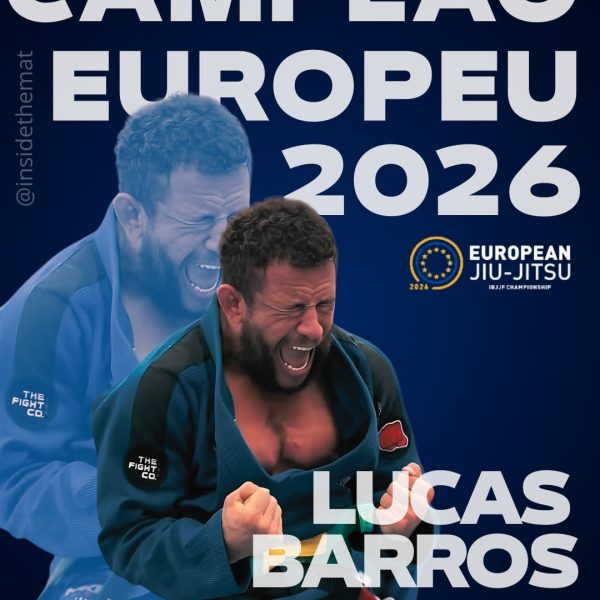 Lucas Barros conquista o título europeu de Jiu-Jitsu 2026 e leva Alagoinhas ao topo do cenário internacional