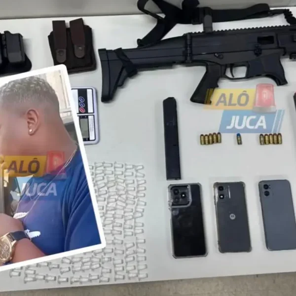 traficante morre em confronto com a Rondesp Central no Arenoso; arma e drogas apreendidas
