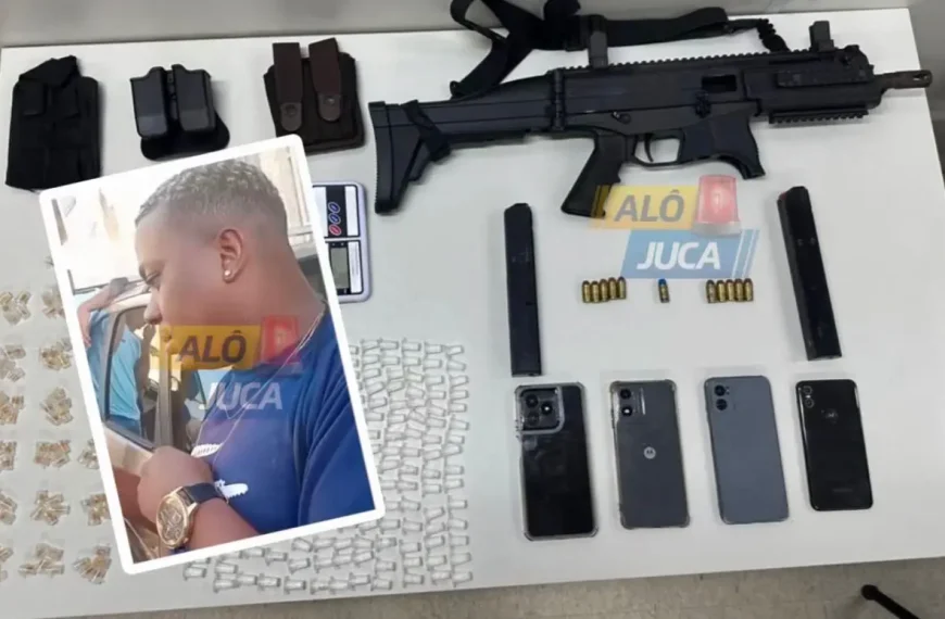 traficante morre em confronto com a Rondesp Central no Arenoso; arma e drogas apreendidas